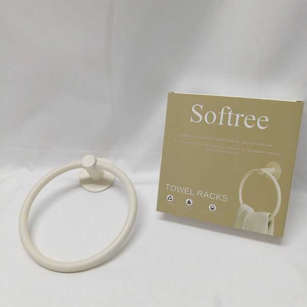 Softree-Towel Racks-Towel Ring/Hand Towel Rack, Plastic Bathroom Hand Towel Holder. - Image 2