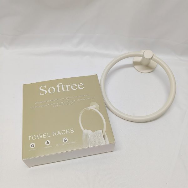 Softree-Towel Racks-Towel Ring/Hand Towel Rack, Plastic Bathroom Hand Towel Holder. - Image 4